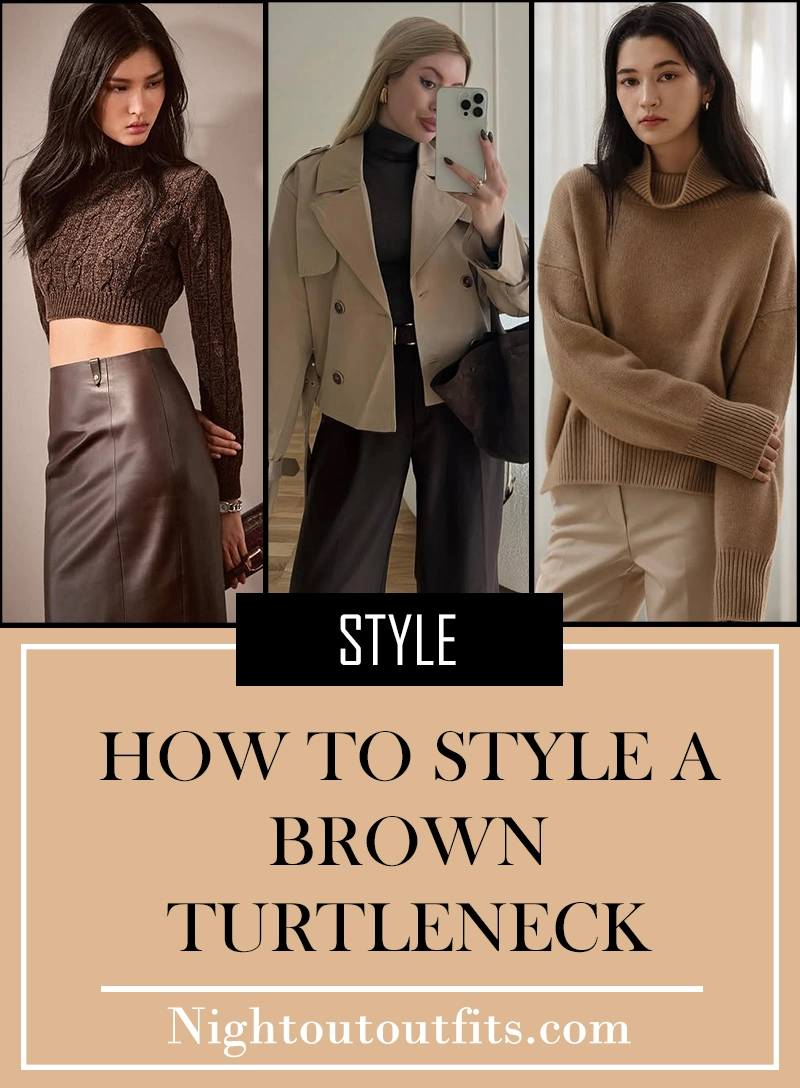 21 Must-Try Brown Turtleneck Outfit Ideas