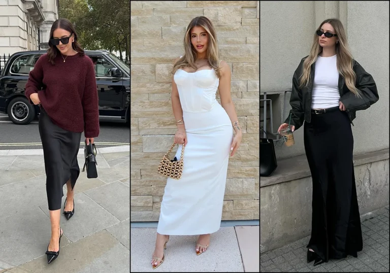 Satin Skirt Outfits